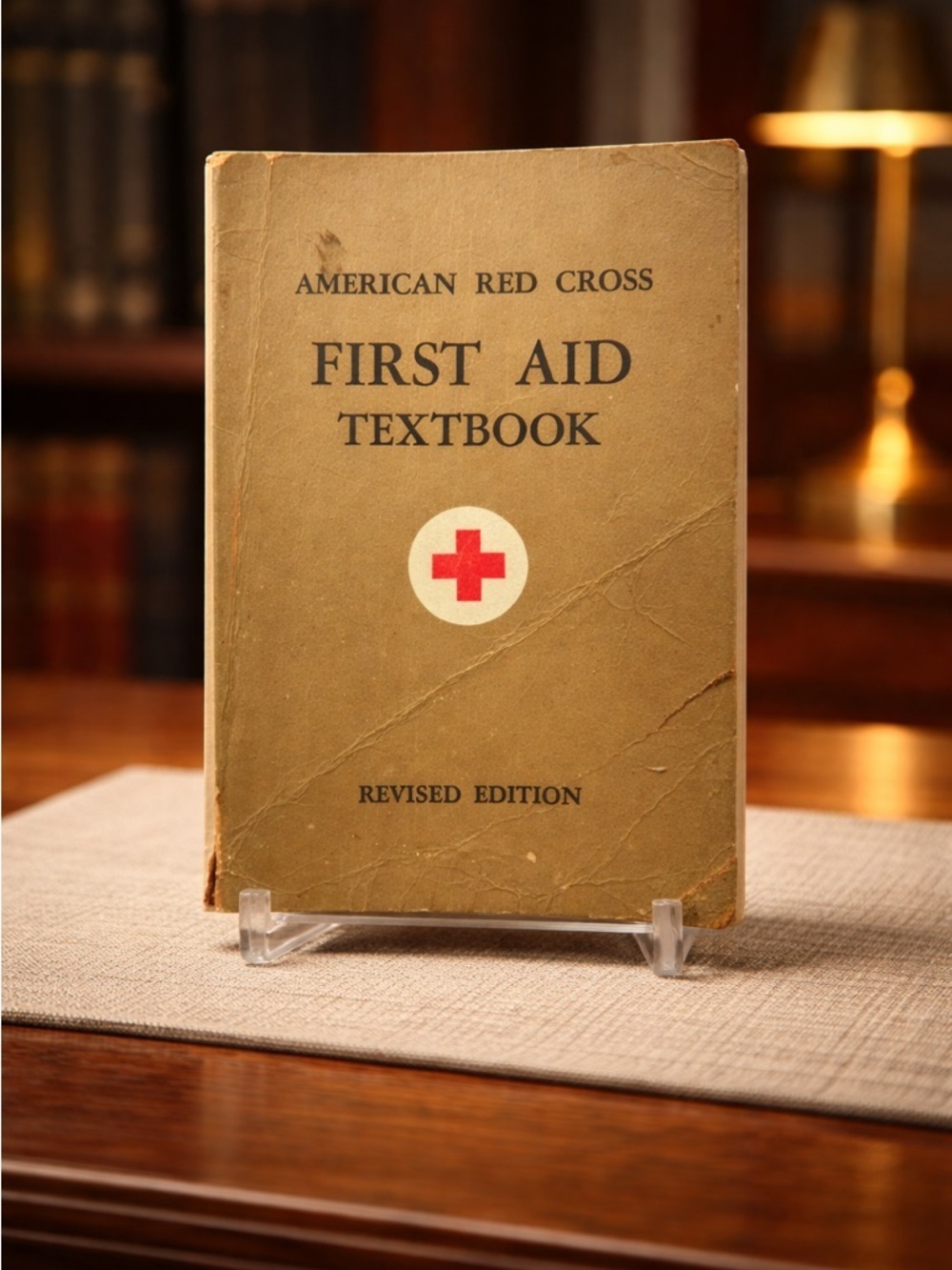 Vintage American Red Cross First Aid Text Book - 1945